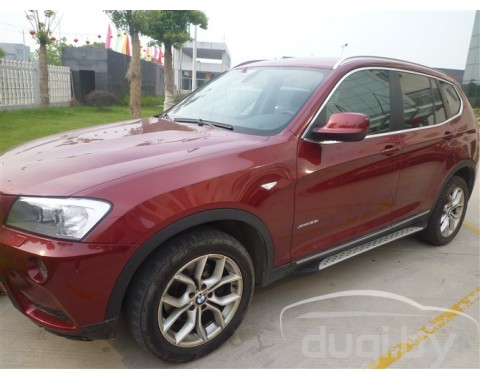 Защита порогов - площадка для BMW X3 (2003-2010).